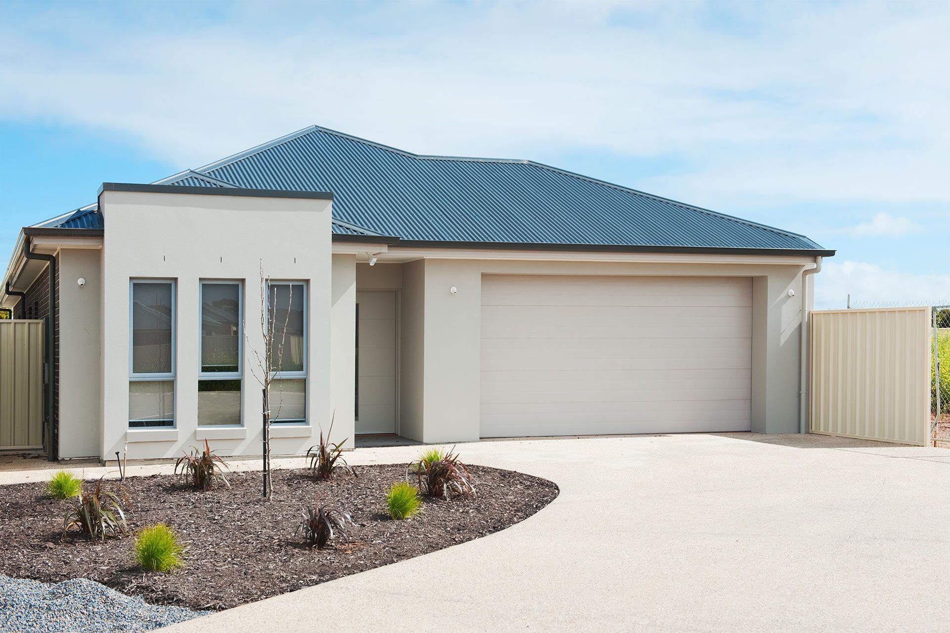 New Coloured Concrete Driveway In Eli Waters QLD 4655 Australia