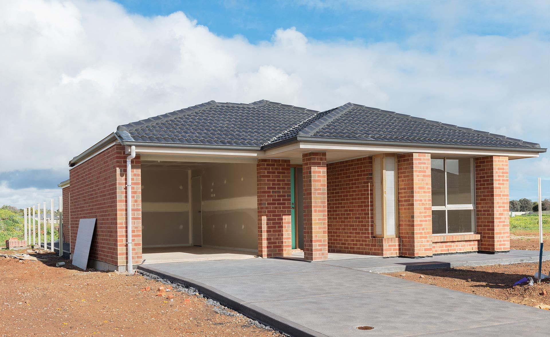 Coloured Concrete Driveway In Hervey Bay Australia