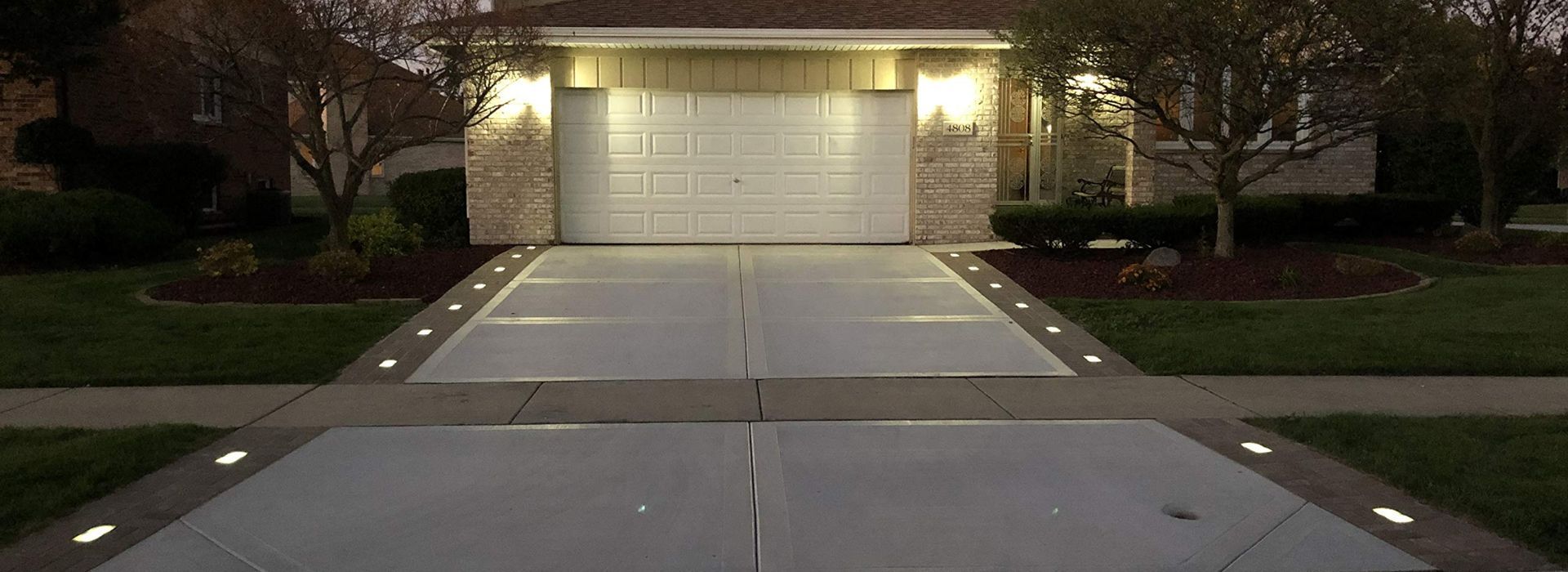 Lighting Concrete Driveway In Hervey Bay