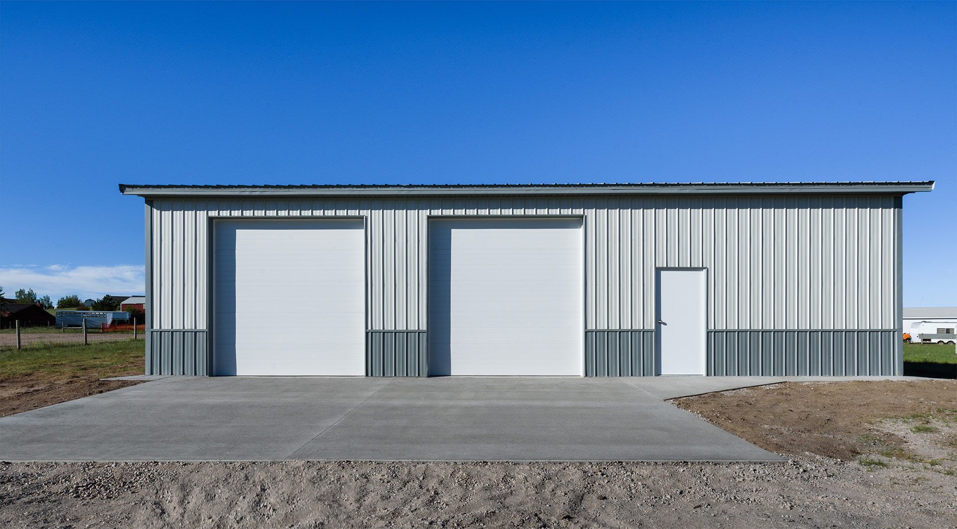 Newly Constructed Concrete Slab For Storage Shed In Hervey Bay QLD