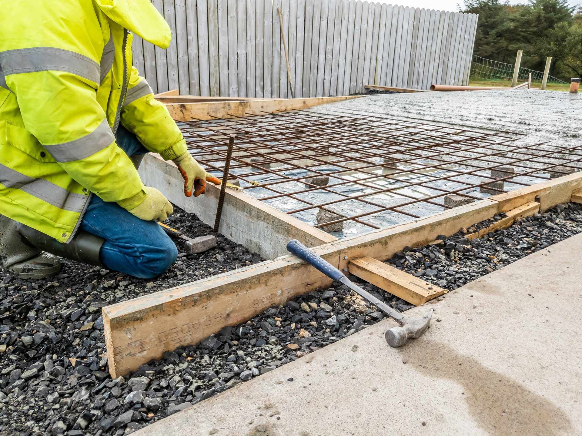 New Shed Concrete Slab In Hervey Bay Australia