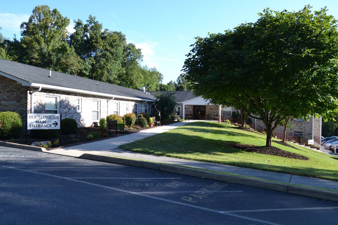 A building with a sign that says ' a ' on it