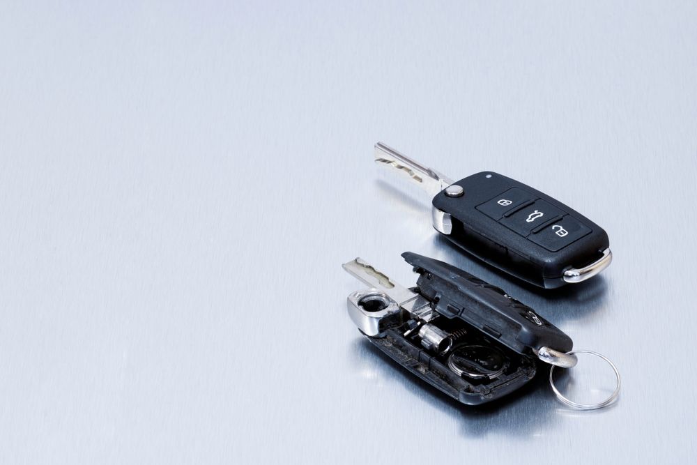 Car Keys, One Intact, One Broken — Active 24/7 Locksmith and Security Services Forster In Smiths Lake, NSW