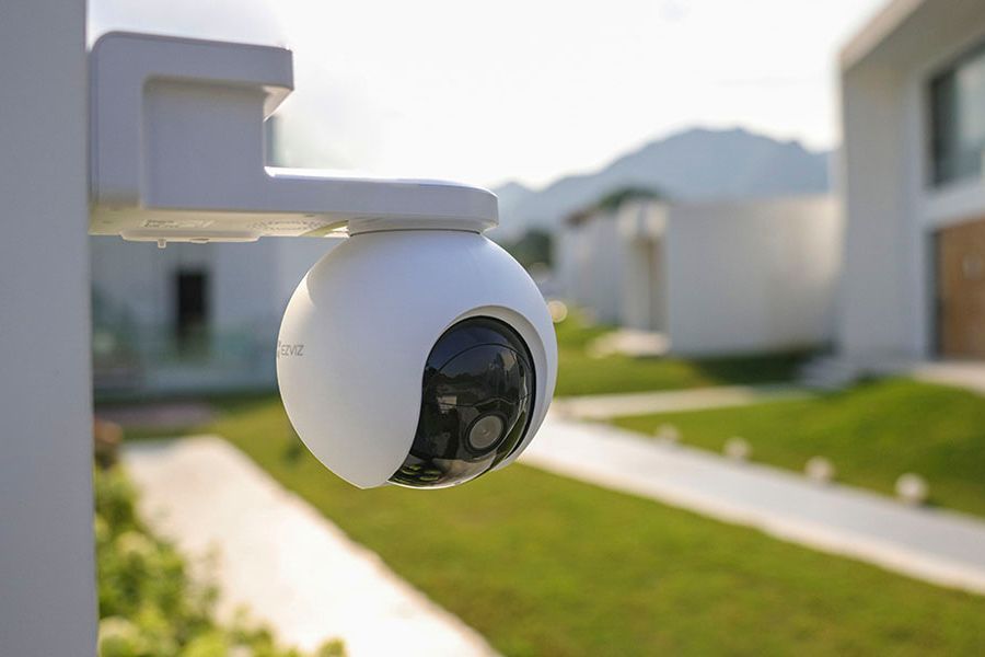 A Security Camera Is Mounted on The Side of A Building — Active 24/7 Locksmiths Forster In Seal Rocks, NSW