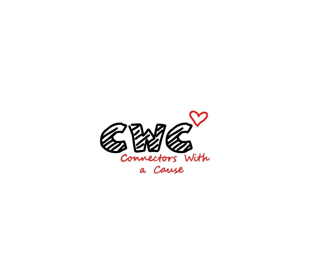 A logo for cwc connectors with a cause