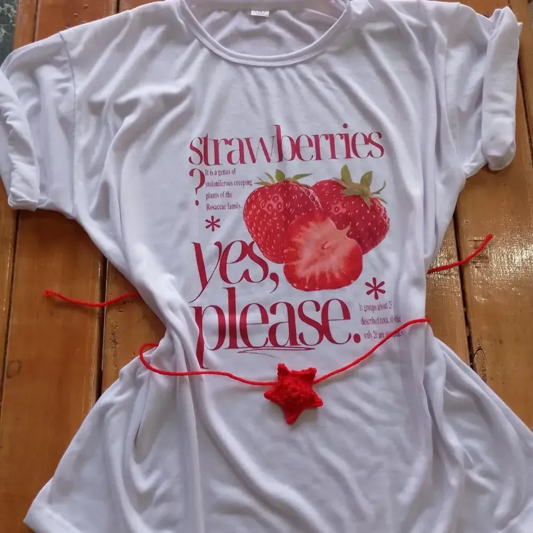 Camiseta blanca con gráfico