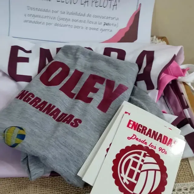 Camiseta gris con estampado