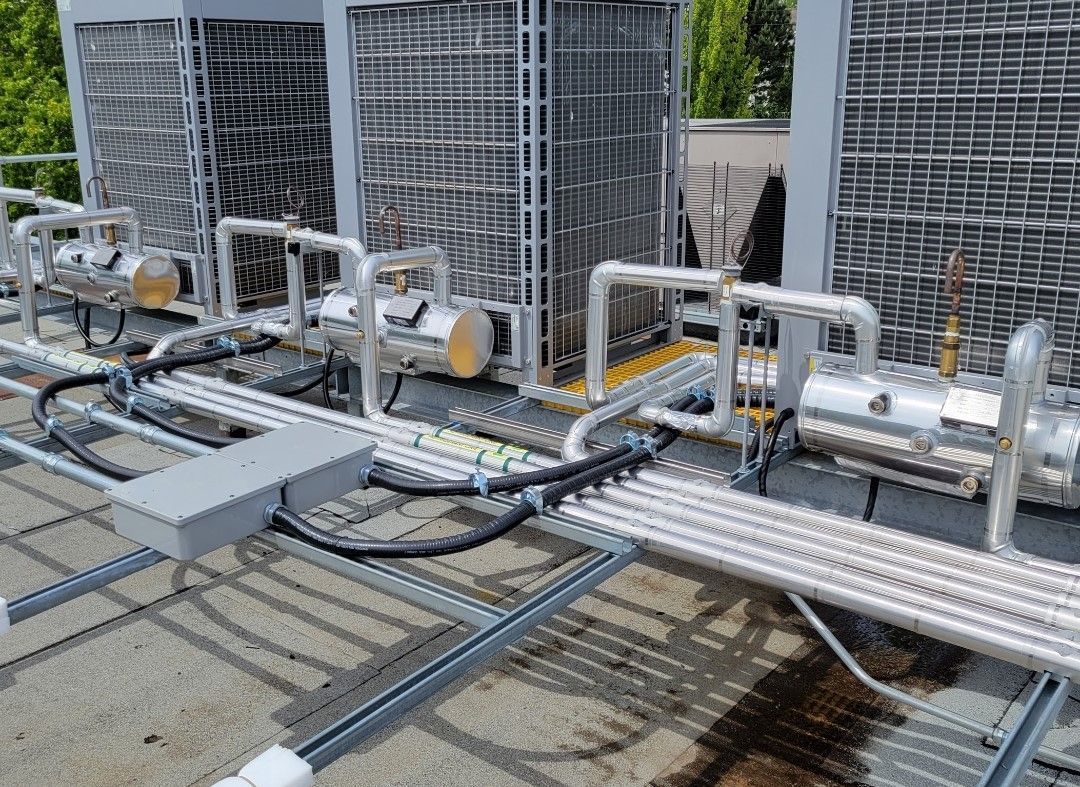 Condenser and flooded reciever with aluminum Tier 5 systems