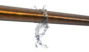 Bust Pipes — Burst copper pipe flooding