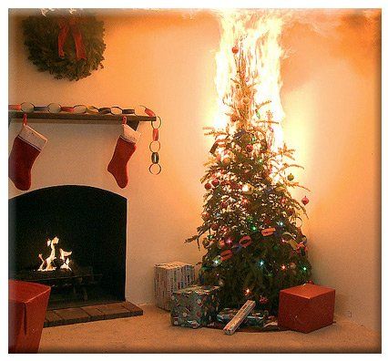Christmas Tree fire