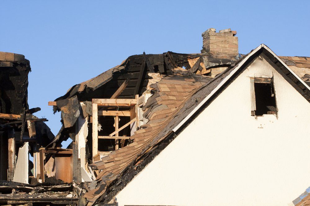 A home that needs fire damage restoration services in Pleasant Grove, UT