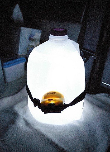 Lamp —  Water Jug Turned into a Lamp