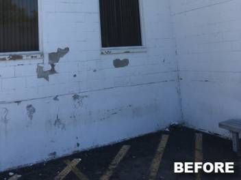 Cotterman & Company, Inc Sheet Metal Siding Installation Before