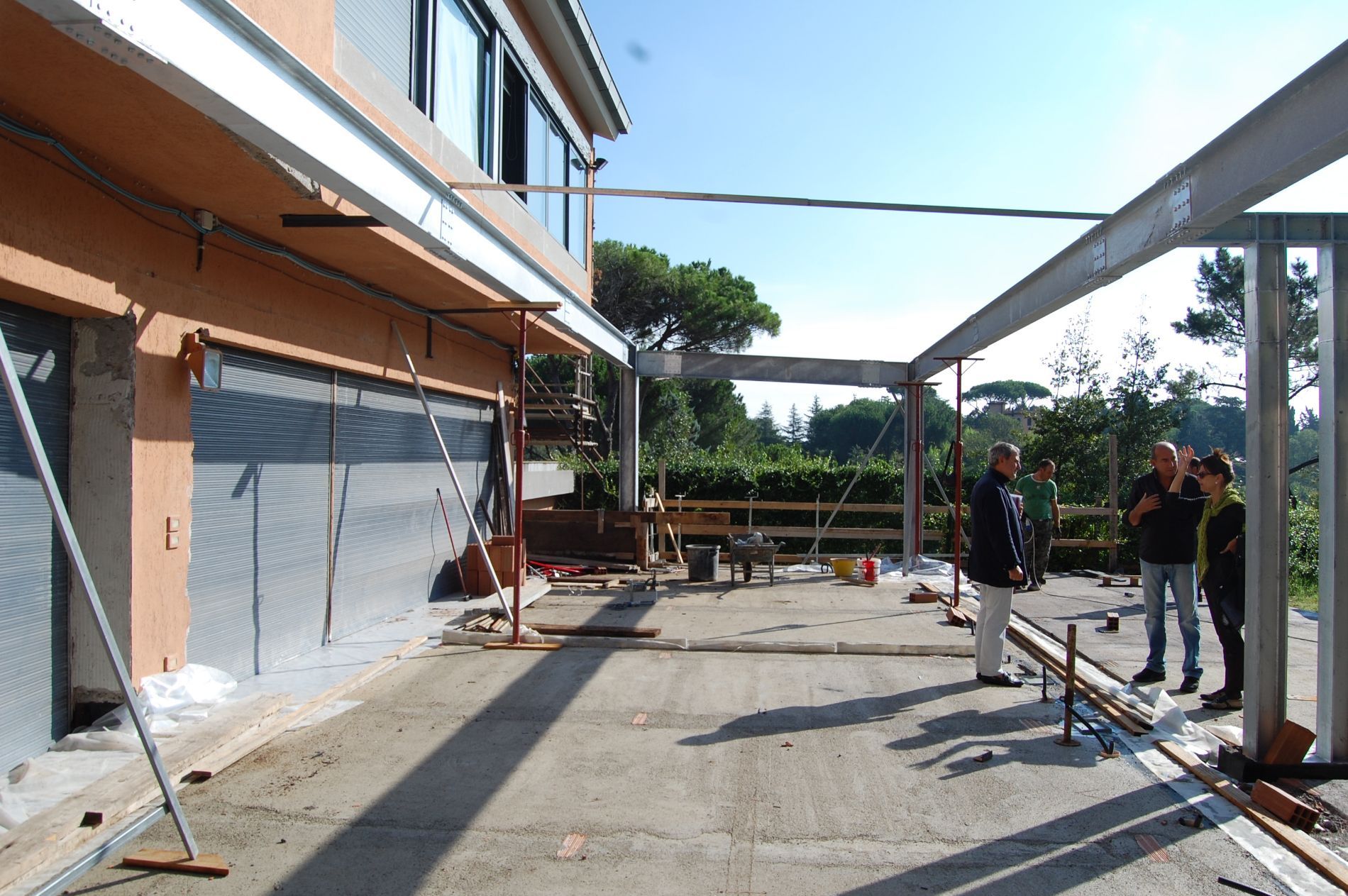 strutture in ferro per esterni