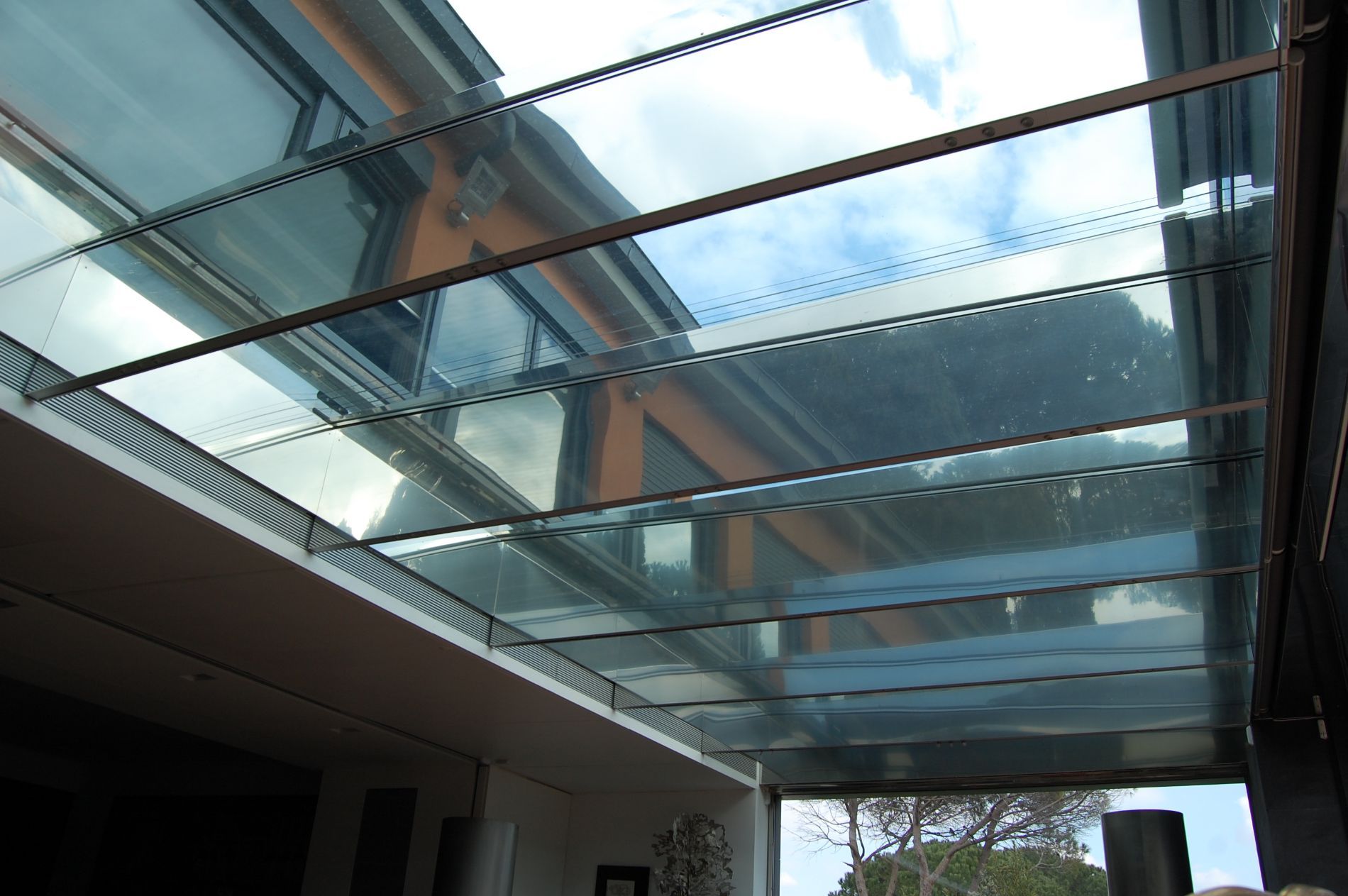 tetto in vetro