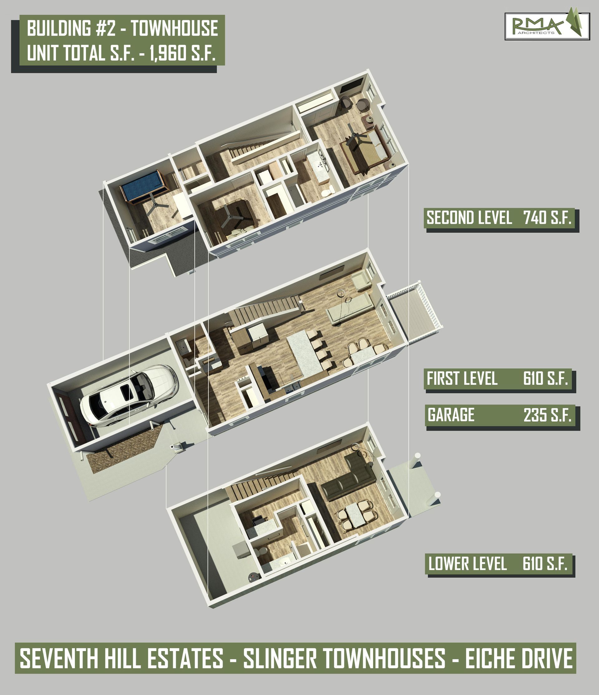 exploded floor plan