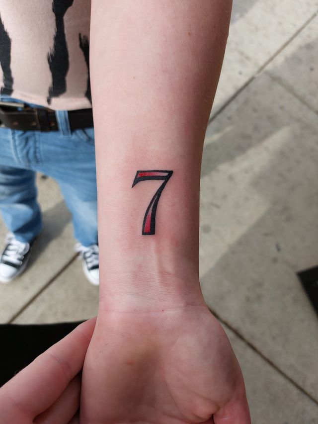Update 71 number 7 tattoo fonts latest  thtantai2