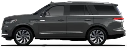 A black lincoln aviator is shown from the side on a white background.