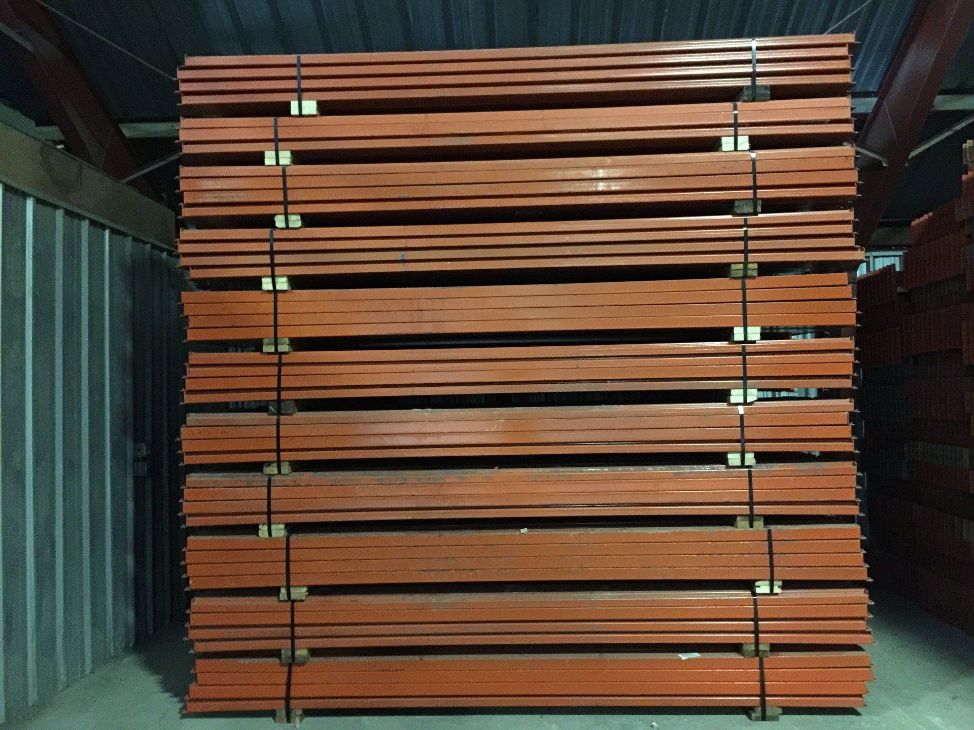 Large inventory of used pallet racking in stock - Image 2
