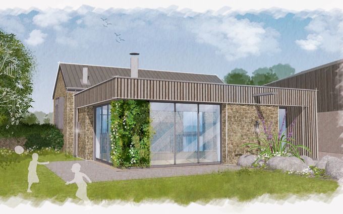 Drawing of barn conversion