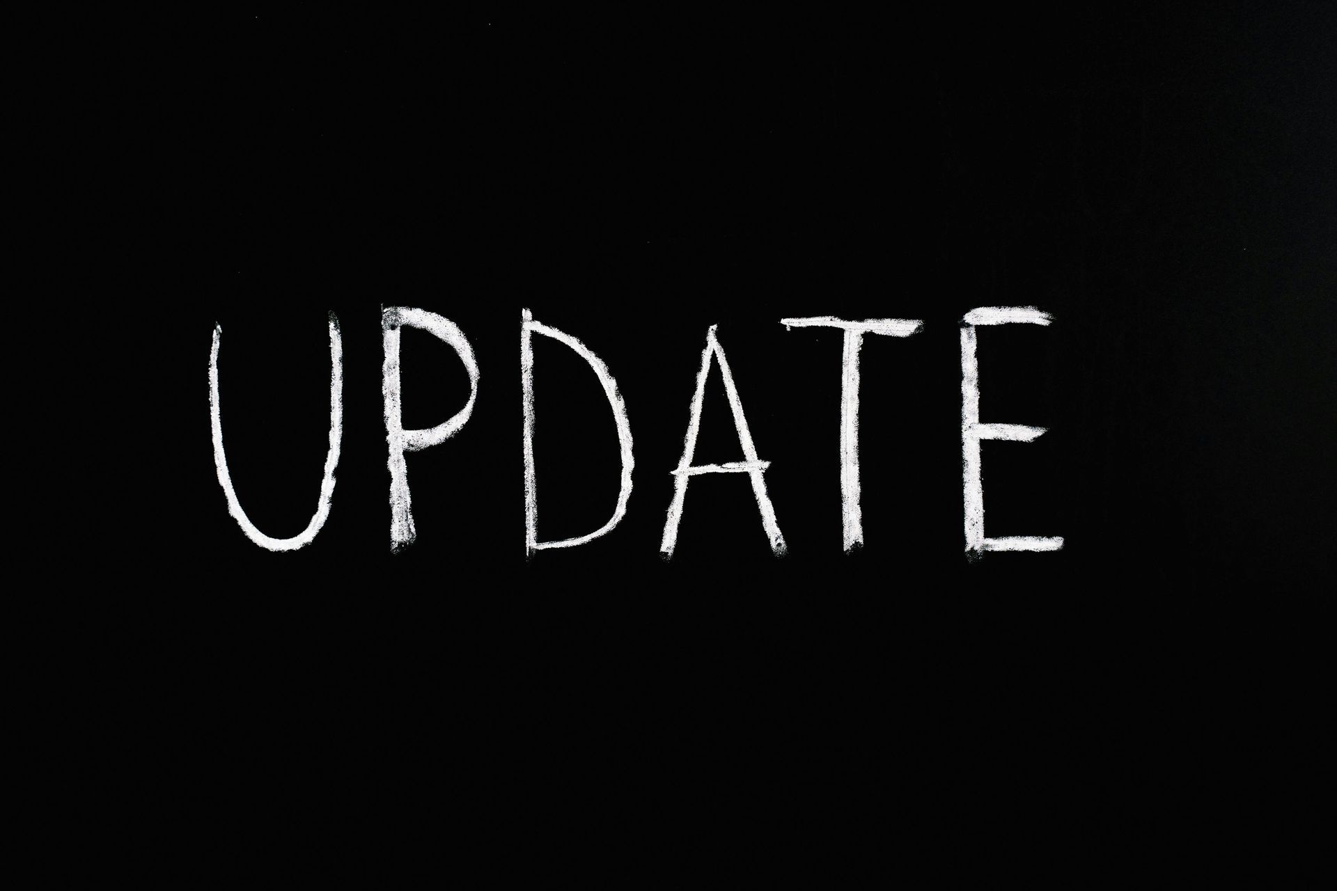 Image saying 'update'