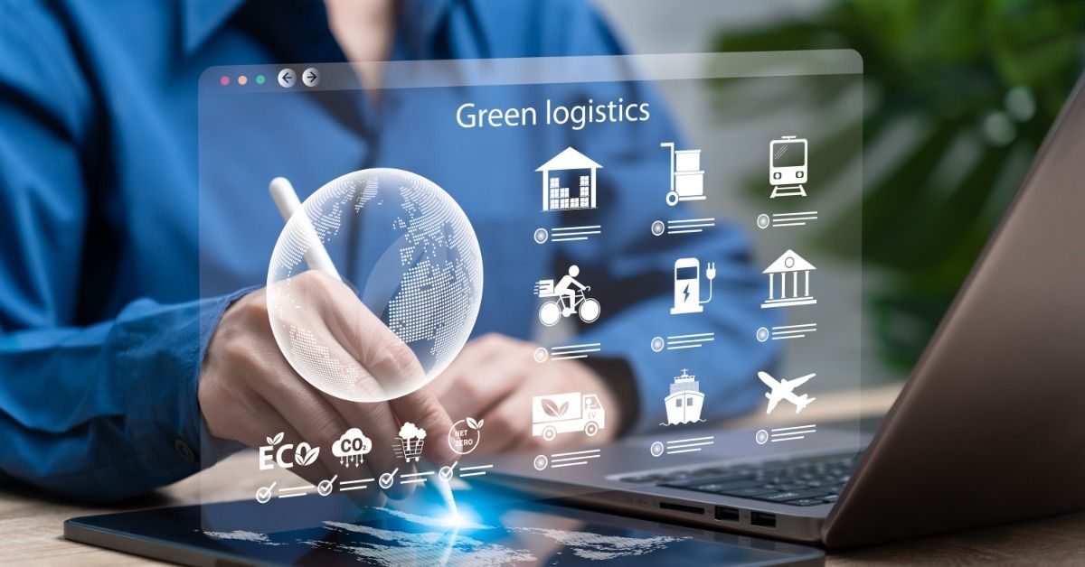 An office worker uses a laptop and tablet as a 