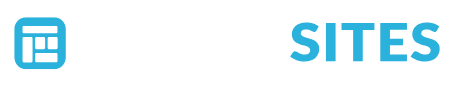 Blue “SITES” logo with a small square icon on the left