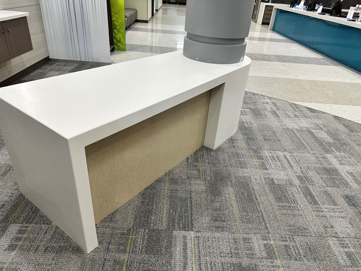 Solid Surface Receptionist Desk Louisville KY