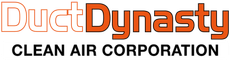 The logo for duct dynasty clean air corporation