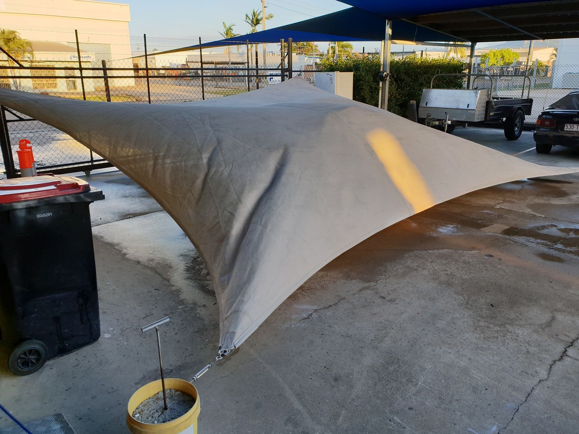Shade Sail Cleaning Process – Vinyl Shades In Bohle QLD