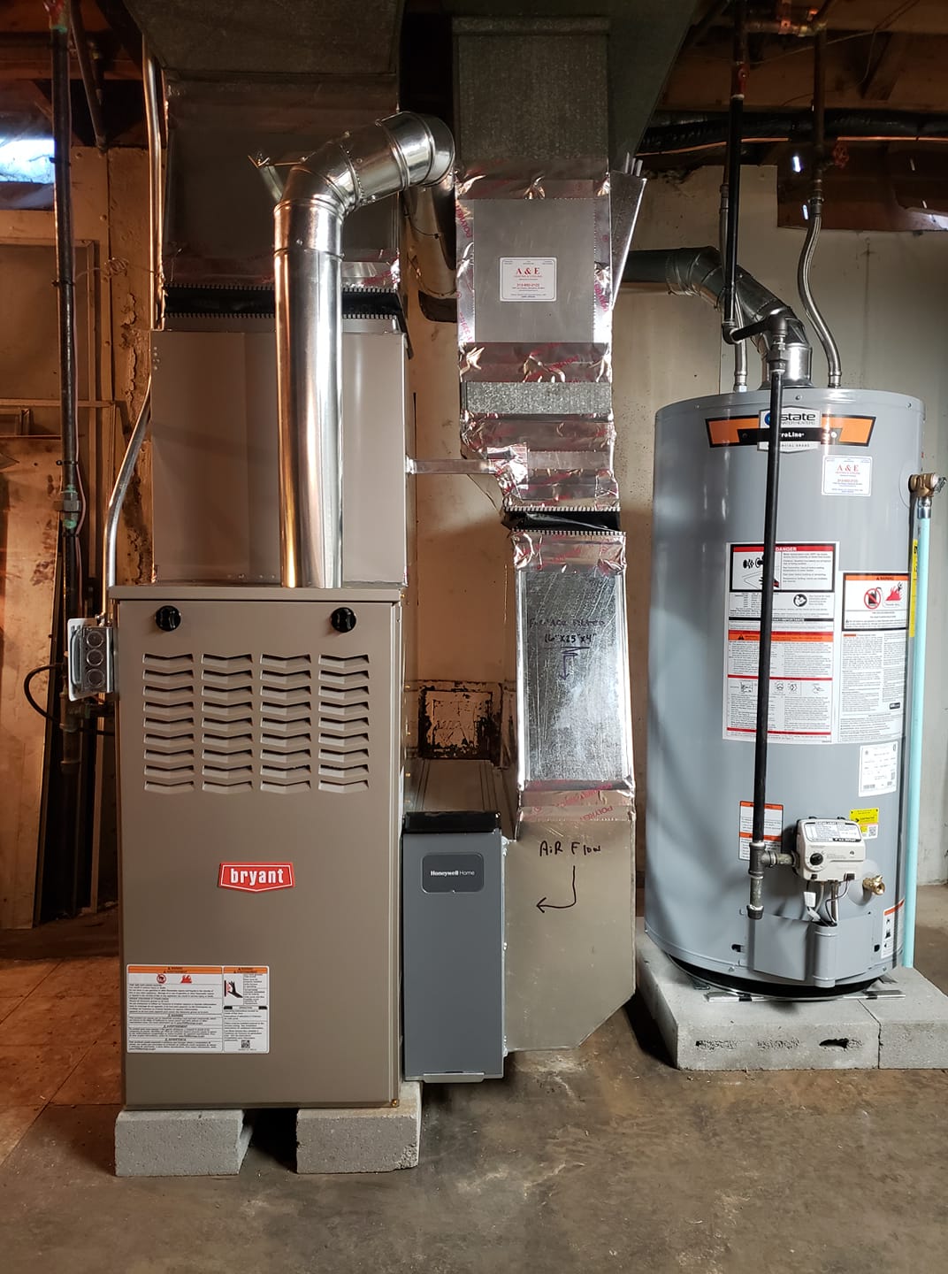 Furnace with Water Heater — Hamtramck, MI — A & E Heating & Cooling