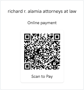 Richard Alamia Attorneys at Law Online Payment QR Code, Scan to Pay