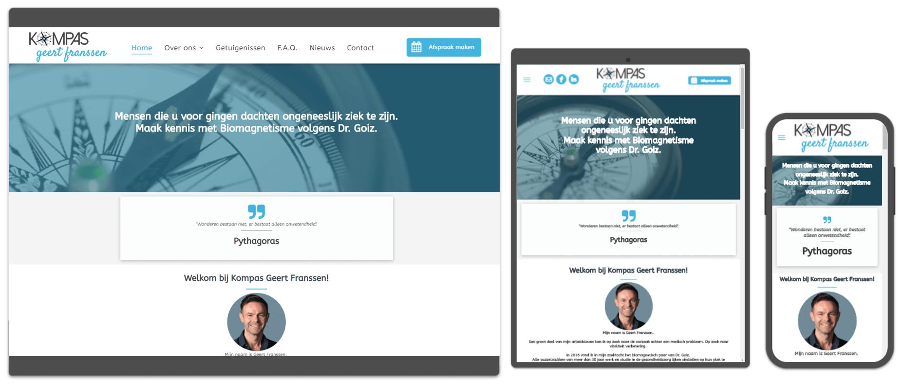 Nieuwe naam, nieuw logo, nieuwe website - Kompas Geert Franssen