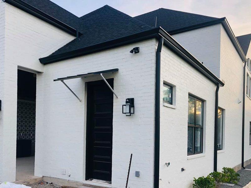 A residential gutter install in Fort Worth, TX by PT Gutters