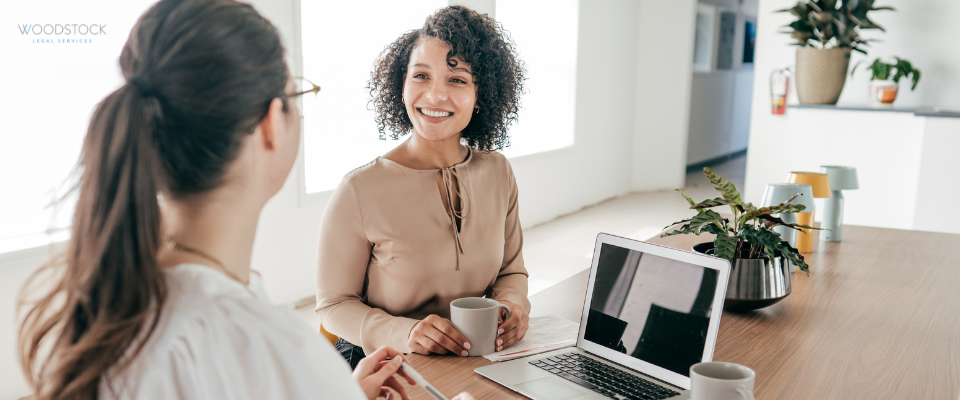 Employee having without prejudice conversation about the workplace exit strategy