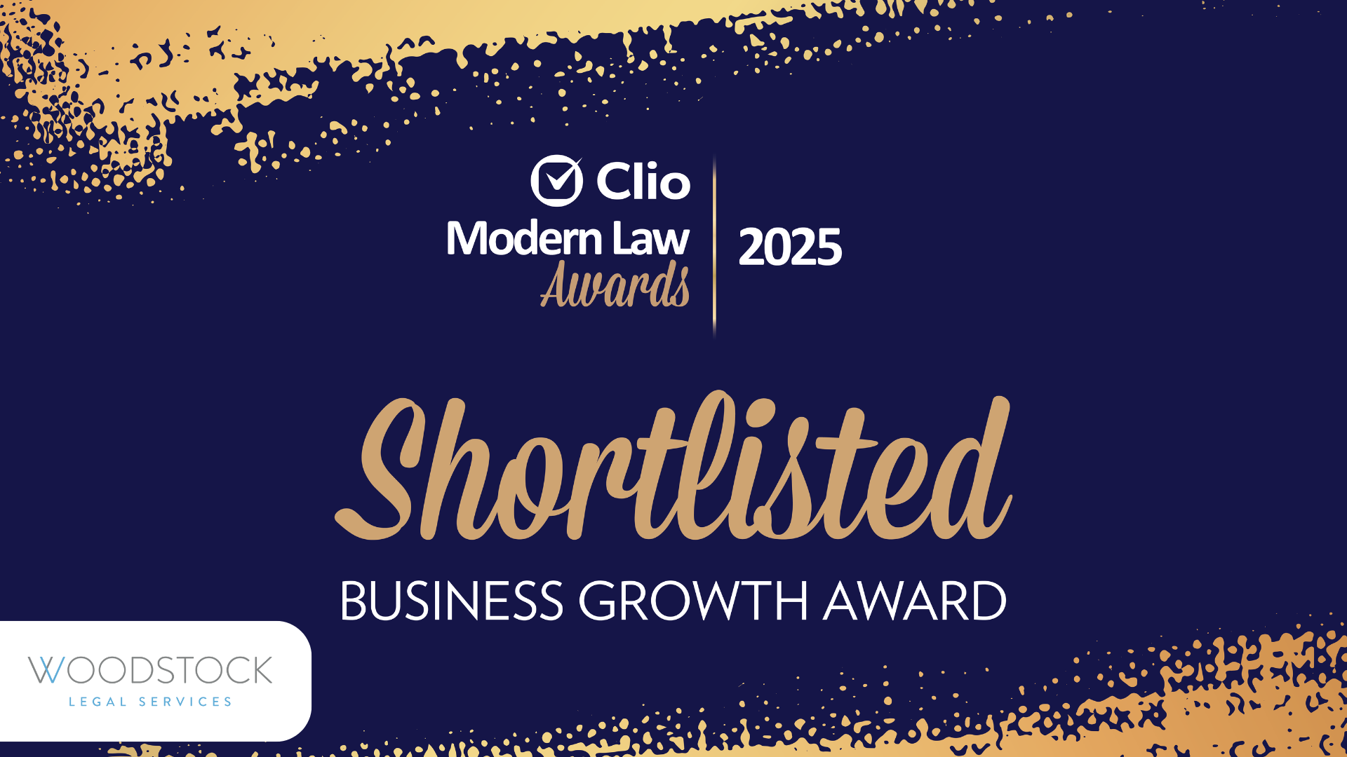 Award Shortlisted - Woodstock Legal Services - Business Growth