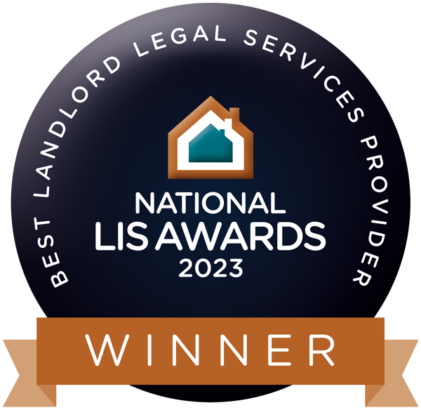 National LIS awards winner best landlord legal provider 2023