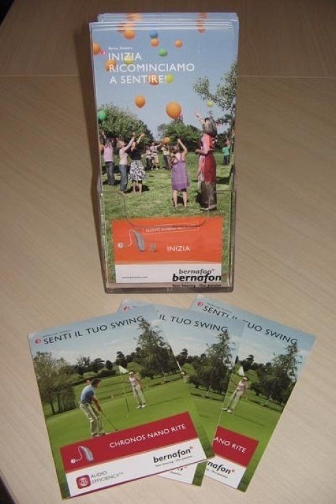 brochure informative sui problemi dell'udito
