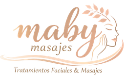 Logotipo de la marca Maby Masajes, tratamientos faciales y masajes