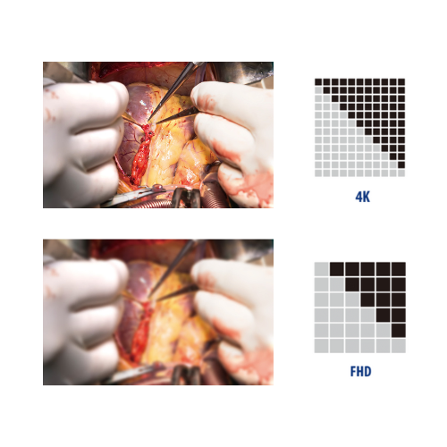Up to 4K Resolution, 3D (optional)