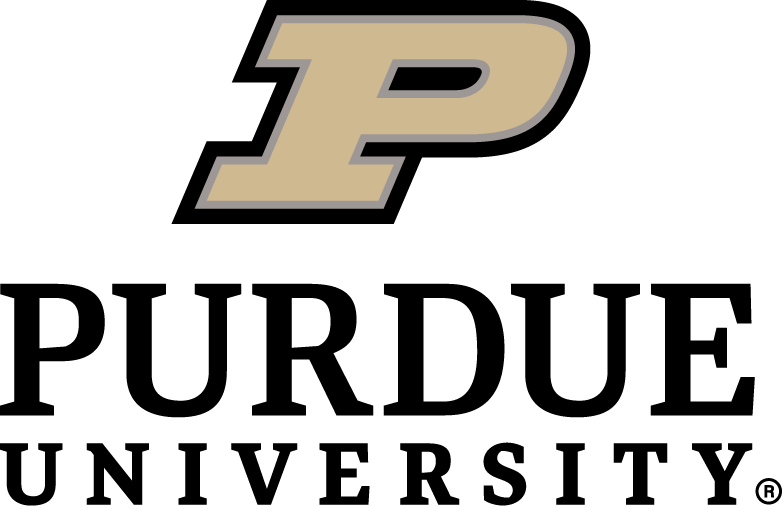 The purdue agriculture logo is on a black background.