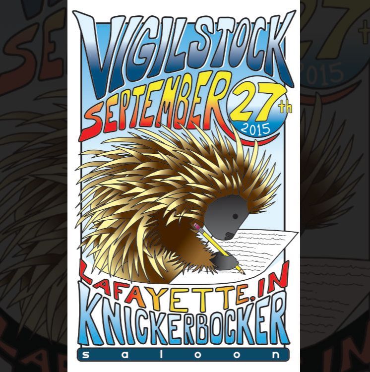 poster illustration for Vigilstock / September 27th, 2015 / Lafayette, Indiana / Knickerbocker