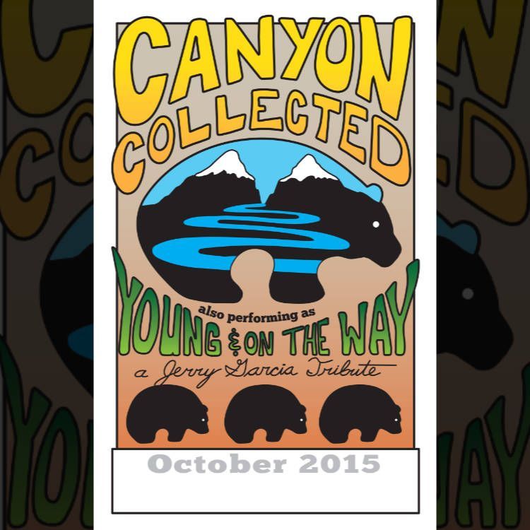 poster illustration for Canyon Collected / 2015 / tour poster / 