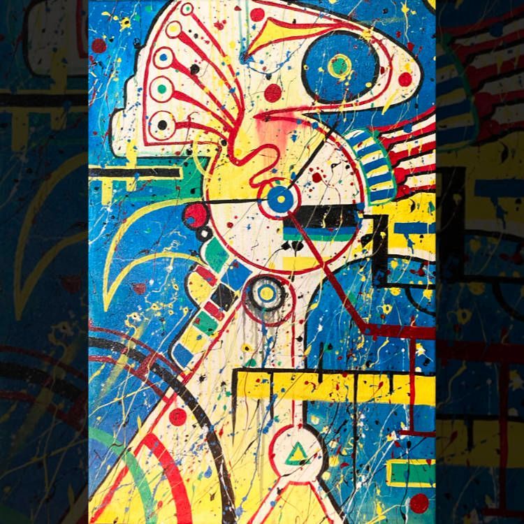 Abstract Painting, Distorted Download