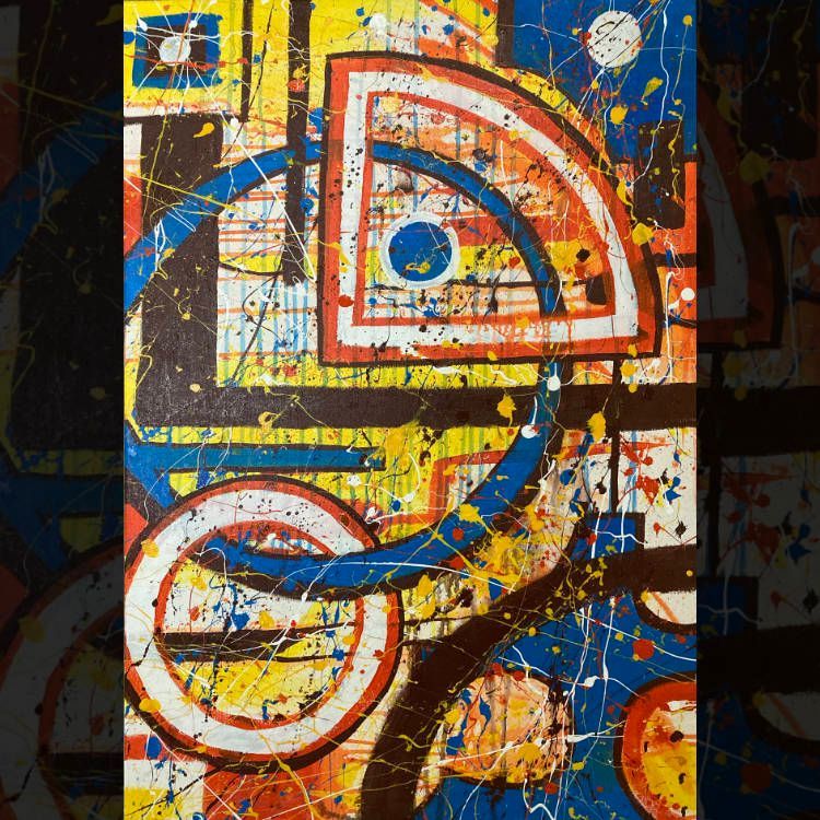 Abstract Painting, Oblivious Omnivore