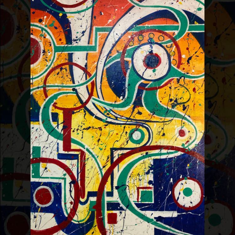 Abstract Painting, Organic Infrastructure