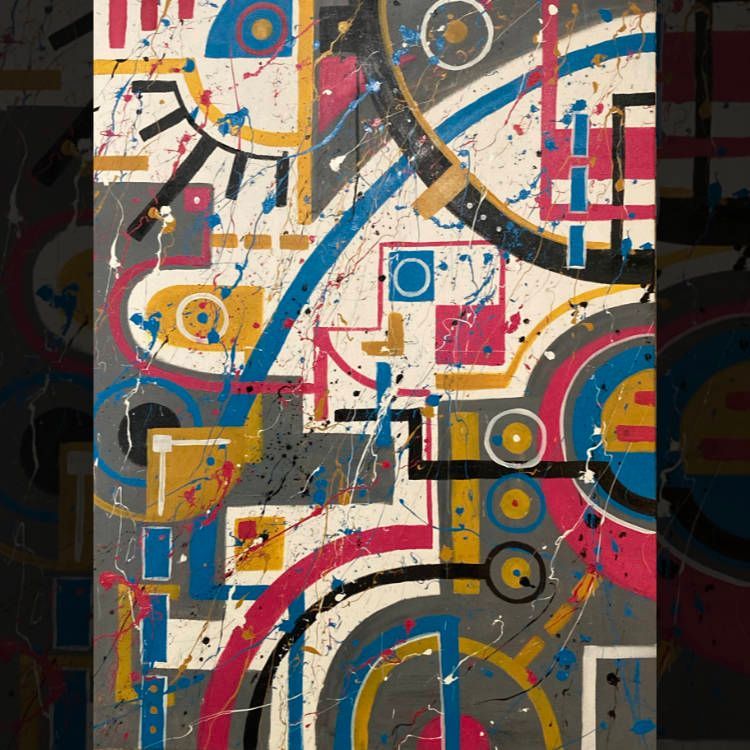 Abstract Painting, Terabyte Turnpike