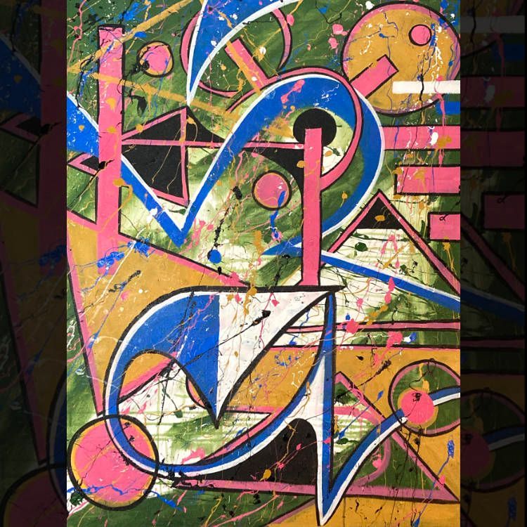 Abstract Painting, Antiquated Placebo