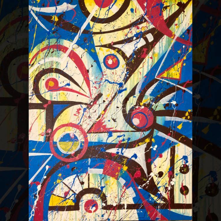 Abstract Painting, Syncopated Algorithm