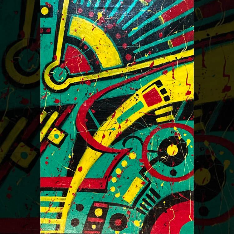 Abstract Painting, Articulate Android